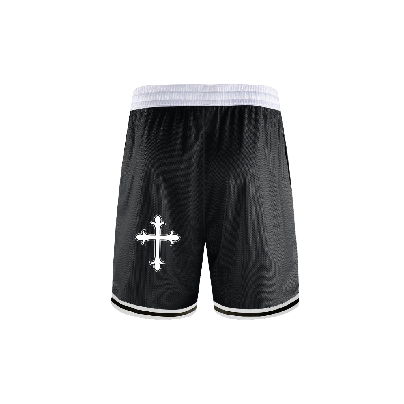 Classic Stripe Trim Basketball Shorts