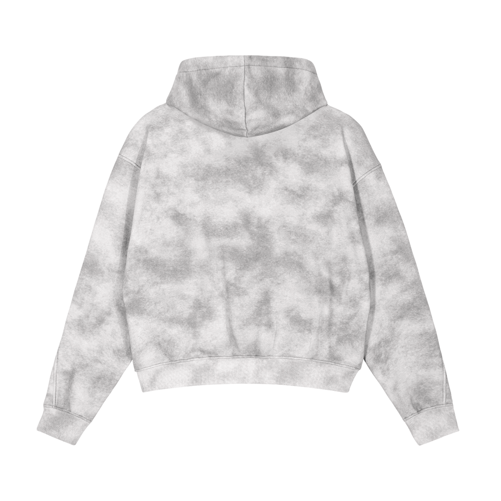 Pegasus(Dirty Washed Zip-Up Fleece Hoodie)