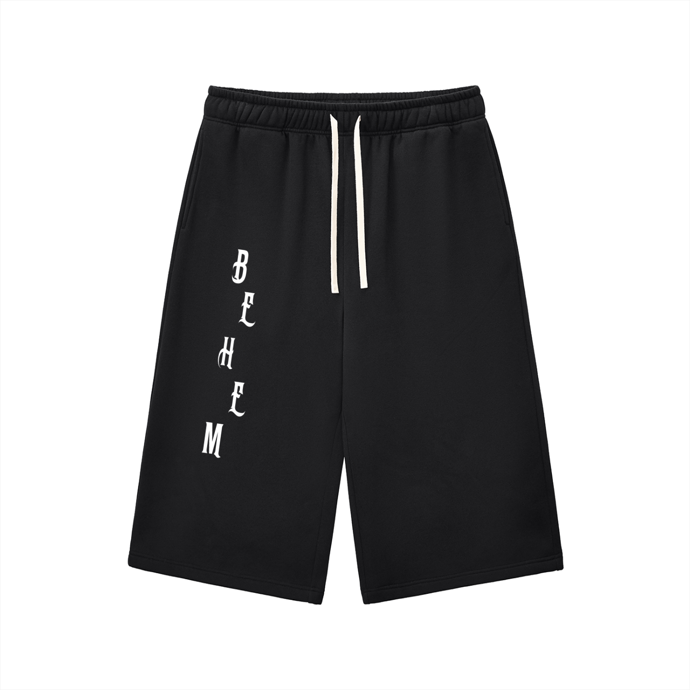 Relaxed Drawstring Three-quarter Sweatpants