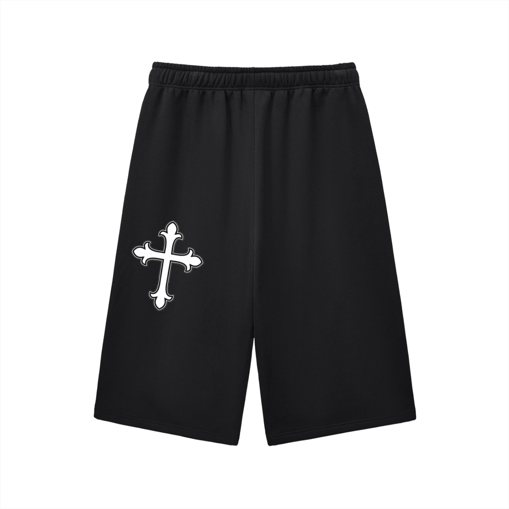 Relaxed Drawstring Three-quarter Sweatpants